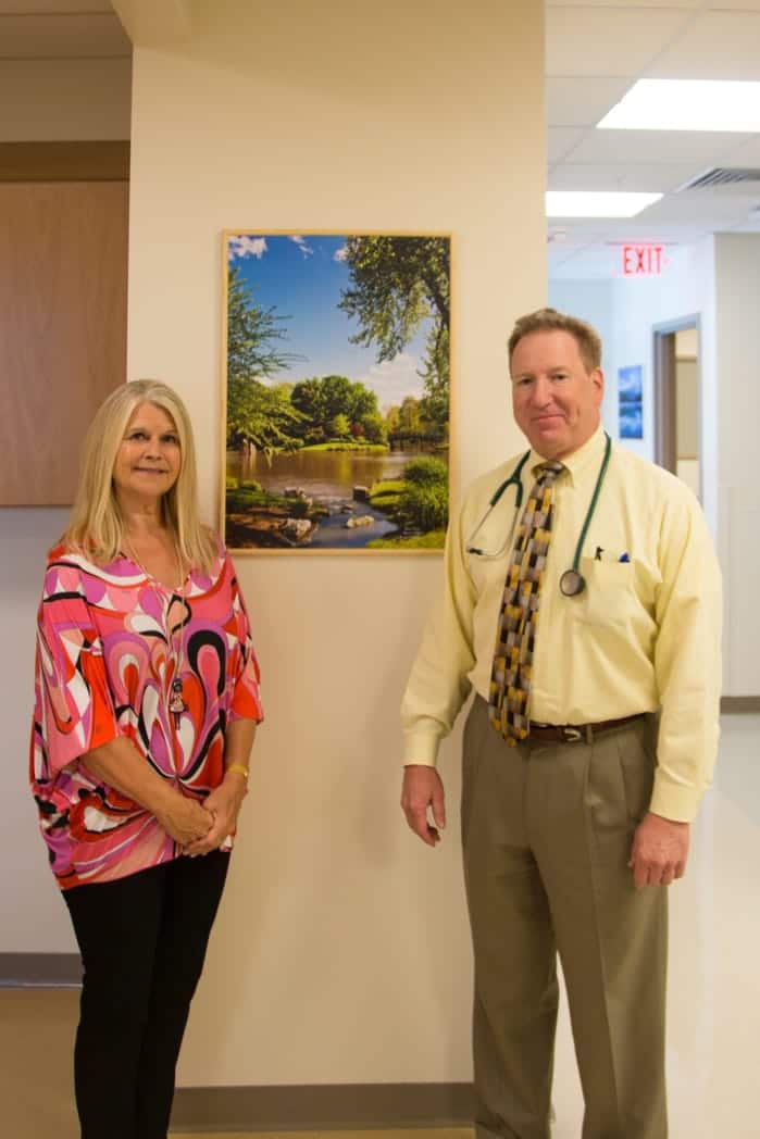 H001 Pinckneyville, Illinois - Open House for the New Cancer Center displaying our Photo Art